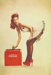 Coca Cola, Pepsi, Sprite Vintage Photos & Ads Free Rigid Top Loader 1244