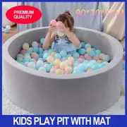 Kids Ocean Ball Play Pit Baby Soft Paddling Foam Pool Child Barrier Toy 90x30cm