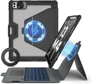 iPad Pro 13 Magnetic Keyboard Case with Magnetic Wall Mount,Detachable Backli...