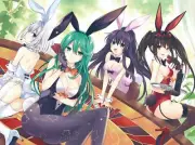 Anime girls date a live tokisaki kurumi yatogami tohka Playmat Gaming Mat Desk