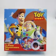 Vintage Toy Story Dinnerware Set Brand New Zak Design 3 Piece Set 1995 Free Ship