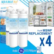 4 x GE MSWF Premium Compatible Fridge Water Filter Fits PSF26RGWA PSH23PGWA
