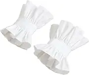 [STKARCV] 2 PAIR Adorned Oversleeve Removable Sleeves Romantics Arm Cuffs