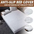 Hotel Mattress Protector Waterproof Bed Top Cover Fitted Sheet Bedroom Hygiene