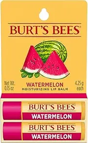 Burt's Bees Watermelon Moisturizer Lip Balm Blister For Unisex 2 x 0.15 oz Lip Balm