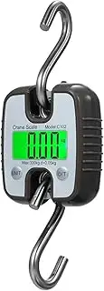 [JAJAJ] Industrial Digital Crane Scale Digital Crane Scale 300kg Hanging Scale Kg/lb/JIN Units High Precision S-Shaped Barb Scale Portable Electronic Hook Scale for Farm,Livestock,Factory,Construction(Black)