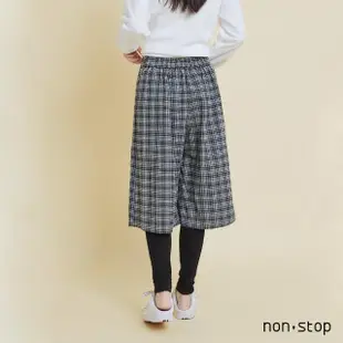 【non-stop】一片式格紋假兩件褲裙-1色