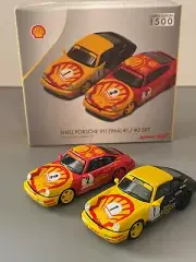 SPARKY TINY CITY 1:64 PORSCHE 911/964 2 CAR SET SHELL #1 #2 LTD EDITION