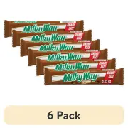 (6 pack) Milky Way Candy Milk Chocolate Bar, Share Size - 3.63 oz