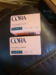 18 Pack /Count (2) Cora Organic Cotton Tampons Applicator Free Regular 36 Total