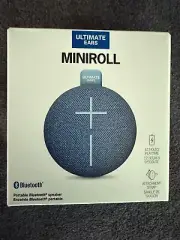 Ultimate Ears MINIROLL Ultra-Portable Waterproof Bluetooth Speaker Blue Logitech