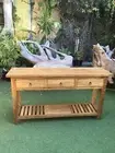 Rustic Sideboard Cabinet Wooden Home Storage Furniture TV Stand Console Table