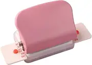 Daseeme 6-Hole Metal Handheld Paper Punch, 5 Sheet Capacity, 6mm Holes for A4/A5/B5, Notebook/Diary/Planner/Scrapbook