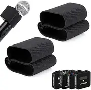 YOUSHARES Hand Microphone Elastic Sleeve for Handheld Dynamic Mic Compatible with Rode Wireless Microphone System, Elastic Microphone Sleeve for Rode Wireless GO/GO II/Wireless ME/Wireless PRO (2 Pcs)
