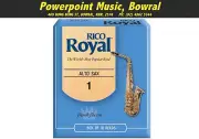 Rico Royal Eb Alto Sax Reeds Box of 10 # 1 Strength *Royal by D'Addario*