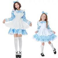 在飛比找蝦皮購物優惠-愛麗絲夢遊仙境 女僕裝 兒童蘿莉親子裝 蘿莉塔公主裙 童裙 