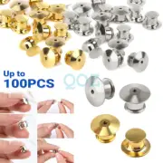 Up To 100X Backs Locking Pin Keepers Badge-Pin Locks Pin For Lapel Enamel Pins