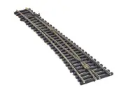 Peco SL-U1295 TT Unifrog Code 55 Nickel Silver Medium Radius Right Hand Turnout
