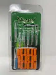 KEAUP 6PCS X Lighted Nocks for Arrows with .204 .233 .244 .246 inside Diameter w