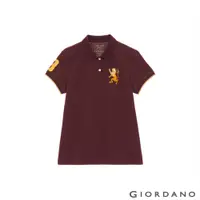 在飛比找蝦皮商城優惠-GIORDANO 女裝獅王刺繡POLO衫 (三色任選) 05