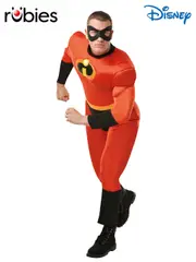 Rubies Licensed Adult Fancy Dress Costume Deluxe Mr Incredible 2 Movie