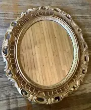 Vintage Syroco dart Italian French Hollywood Regency ornate wall Mirror