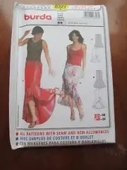 Burda Style 8327 Sewing Pattern Womens Skirt Sz 10 12 14 16 18 20 22 24