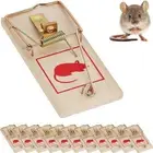Traditional Wooden Mouse Traps Classic Mice Rat Pet Rodent Control Catch Trap NG