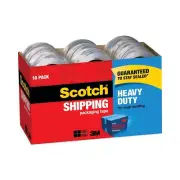 Scotch 3850 Heavy-Duty 3" Packaging Tape Cabinet Pack - CLR (18/PK) 385018CP New