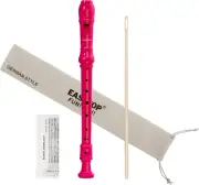 Soprano Recorder for Kids Beginners, 8 Hole Plastic German Fingering Flute Recor