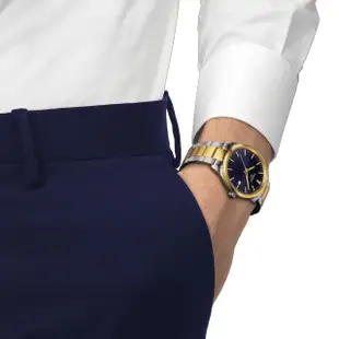【TISSOT 天梭 官方授權】PR100系列 快拆錶帶 時尚簡約腕錶 / 40mm 母親節 禮物(T1504102204100)
