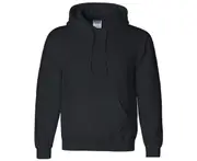 Gildan Heavyweight DryBlend Adult Unisex Hooded Sweatshirt Top / Hoodie (13 Colours) (Black) - BC461