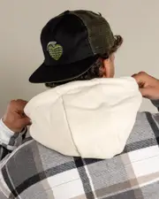 [Thunder] Thunder Men's Og Grenade Trucker Cap in Black/Olive One Size Black/Olive
