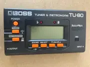 Boss Guitar Digital Tuner w Metronome Function Model TU-80