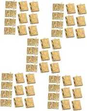 [CONGARTENO] 5sets Charm Jewelry Making Supplies Locket Charms Diy Jewelry Kit 10pcs*5