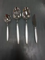 Reed & Barton Solitude Matte 4ps Hostess Set