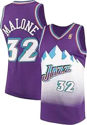Karl Malone Utah Jazz #32 Purple Youth 8-20 Soul Hardwood Classic Swingman Jersey