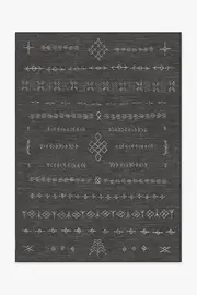 150' x 215' | Machine Washable Runner Rug | Kid & Pet Friendly | Indoor Rug | Astrid Soft Black Rug | Ruggable