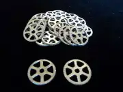 Tibetian Silver Lead Free Pewter Charms/Gear
