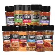 Weber Variety Seasonings | Gluten Kosher & MSG Free | Mix & Match 15+ Flavors