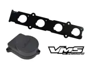 VMS RACING COP COIL BRACKET + CAP DELETE KIT FOR HONDA ACURA B16 B18C BLACK (for: Honda)