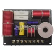 2pcs 200W 3 Way Tweeter Bass Speaker Frequency Divider Aplifier Crossover Filter