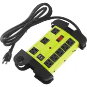 Heavy Duty Power Strip with USB, Workshop 8 Outlet Surge Protector 2700 Joule...