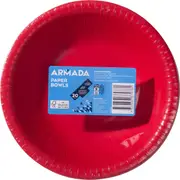 Armada Paper Bowls Coloured Assorted 20 pack