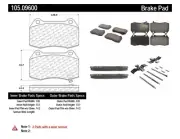 StopTech Disc Brake Pad for 03-08 Nissan 350Z / Infiniti G35 (for: Nissan)