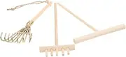 3Pcs Sand Smoothing Rake Lightweight Zen Garden Tools for Sand Art for Adults Compact Rakes for Relaxation Creativity