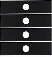 Haiouus AEB0800 Multi-Head Replacement Edger Blade, Compatible with EGO 56V Edger Models EA0800/ME0801/ME0800, Black (4)