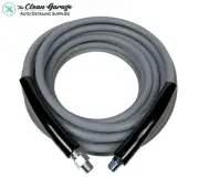 100' MTM Kobrajet 3/8" Gray Pressure Washer Hose 4000psi - 100 Foot