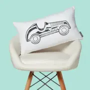 Monopoly Car Rectangular Cushion