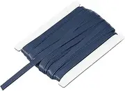 uxcell Double Fold Bias Tape for Sewing 1/3 Inch x 12 Yards Satin Pre-fold Continuous Binding Tape for Seaming Quilting Hemming Binding DIY Crafts, Navy Blue